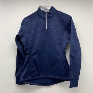 Majestic Women’s Navy 1/4 Zip Pullover jacket Size Small